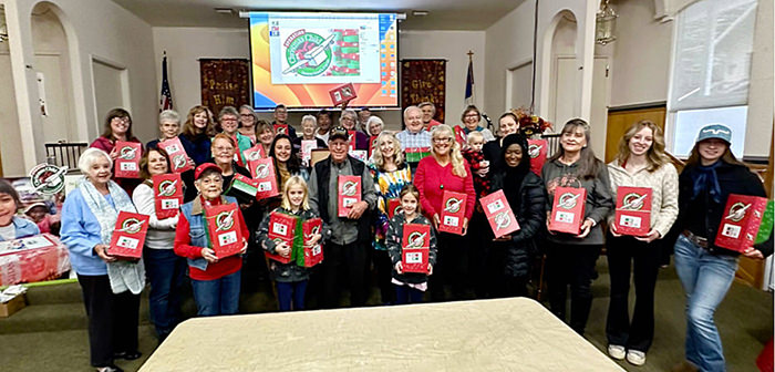 Operation Christmas Child — packing party on November 18.